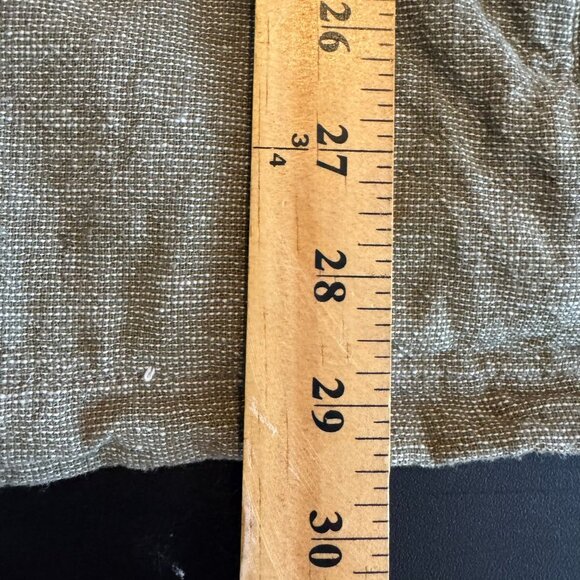 Vintage Linden Hill Tan Linen-Blend Button-Up Blouse Jacket, Lagenlook, Size 3x - Picture 7 of 7